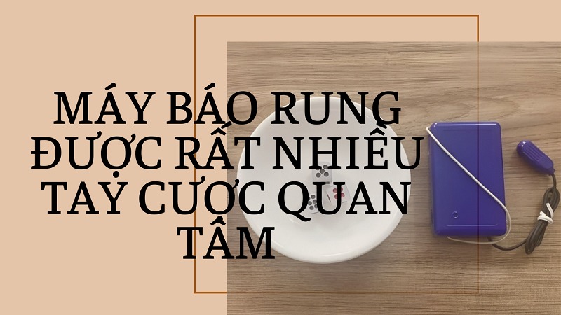 Giá bộ xóc đĩa bịp tinh vi chuyên nghiệp mới nhất cập nhật 2023 9 Máy báo rung - Giá bộ xóc đĩa bịp này được rất nhiều tay chơi quan tâm